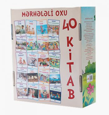 Mərhələli oxu (40 kitabdan ibarət dəst) kitabı, əsəri, nəşri, çap məhsulu