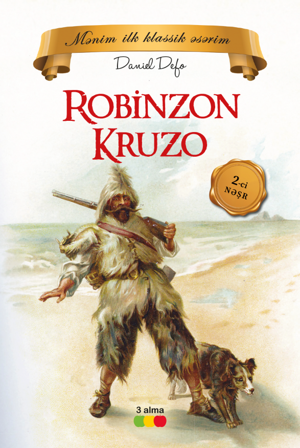 Robinzon Kruzo kitabı, əsəri, nəşri, çap məhsulu