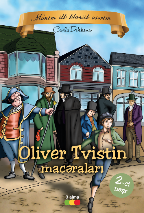Oliver Tvistin macəraları kitabı, əsəri, nəşri, çap məhsulu