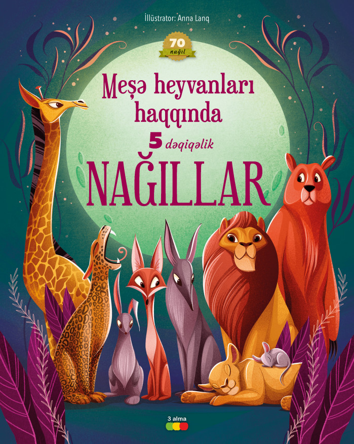 Meşə heyvanları haqqında 5 dəqiqəlik nağıllar kitabı, əsəri, nəşri, çap məhsulu